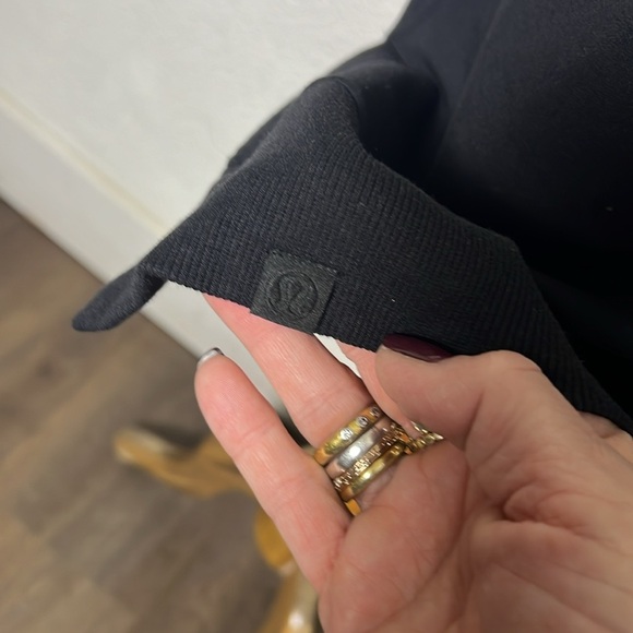 Lululemon Modal Fleece Funnel Neck Dress Size 6 in Black - Picture 11 of 15